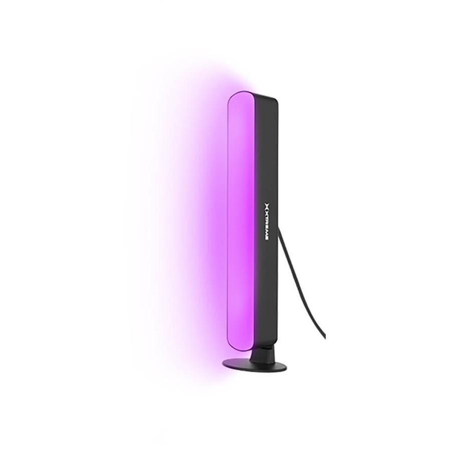 Xtreme XLB7-1033-BLK - Barre Lumineuse LED Multicolore, Réagit aux Sons et à la Musique, Avec Télécommande, Noir - Simple Boutique