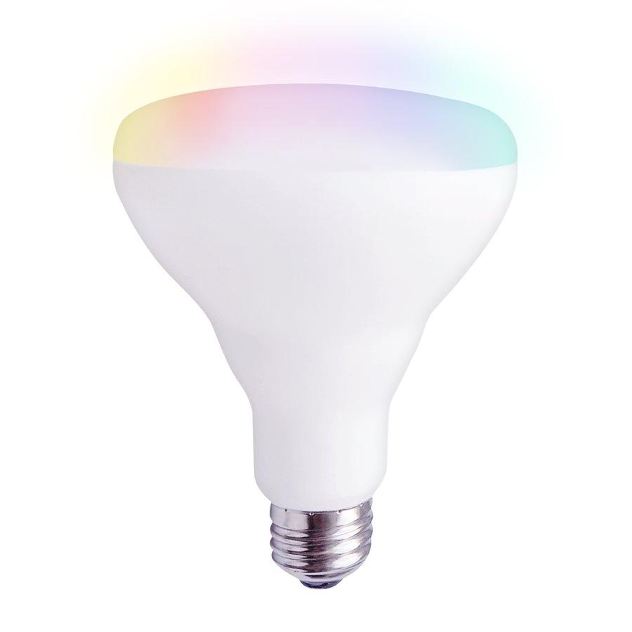 Xtricity 1-50076 Del Wi-Fi Type BR30 10W 120V Couleurs RGB 2700-6500 K Luminosité Ajustable Grad Blanc - Simple Boutique