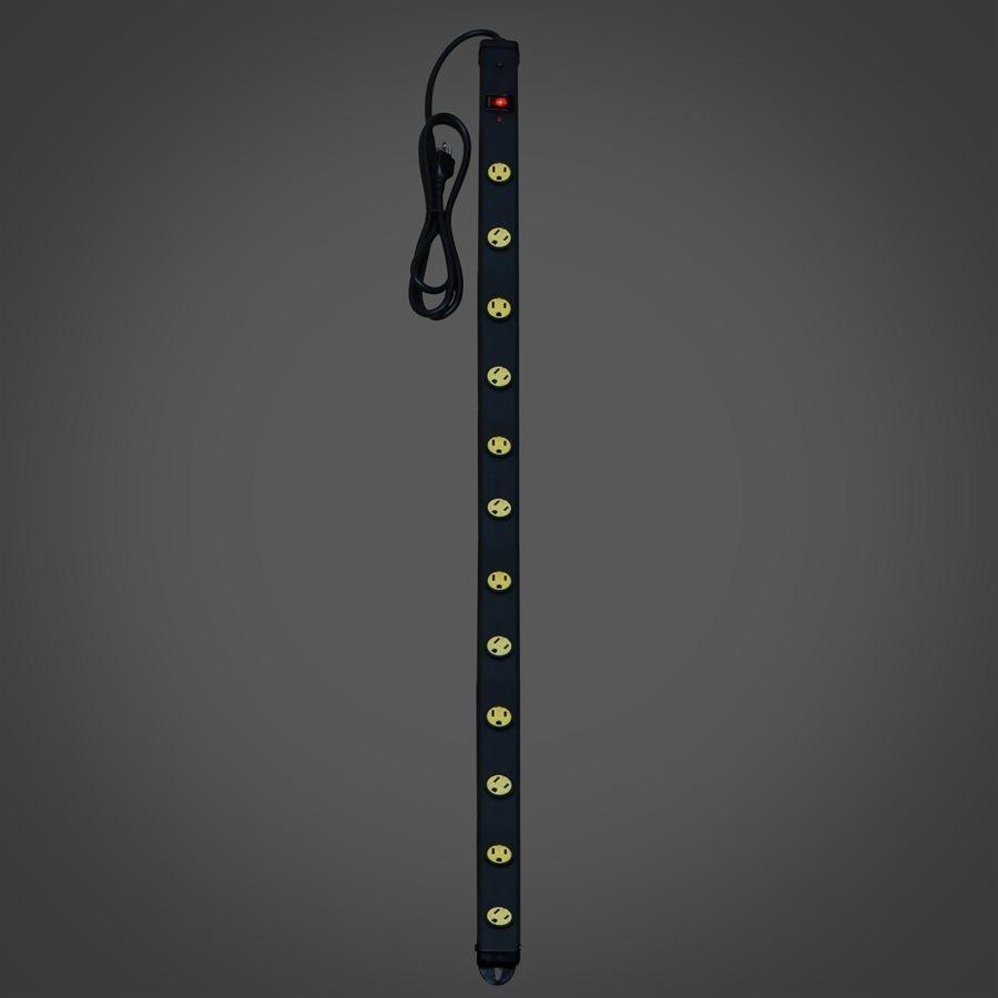 Xtricity 3-70609 Multiprises Robuste 12 Prises 6 Pieds Noir - Simple Boutique