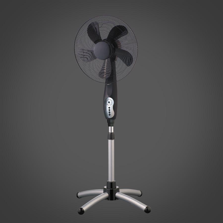 Xtricity 4-80303 Ventilateur sur Pied 16'' Télécommande 55W 3 Vitesses Gris - Simple Boutique