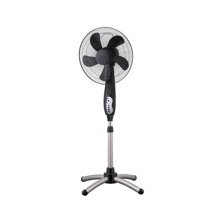 Xtricity 4-80303 Ventilateur sur Pied 16'' Télécommande 55W 3 Vitesses Gris - Simple Boutique