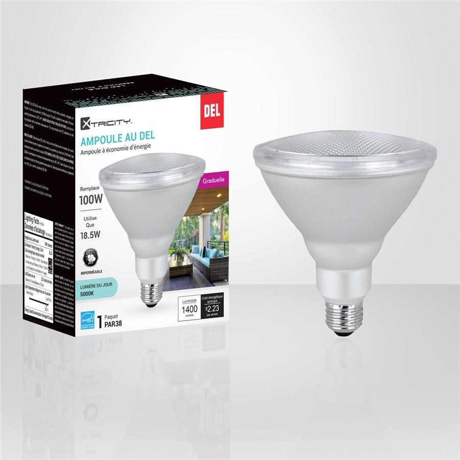 Xtricity - Ampoule DEL Gradable à économie d'énergie, 18.5W, Culot E26, 5000K Lumière du Jour - Simple Boutique