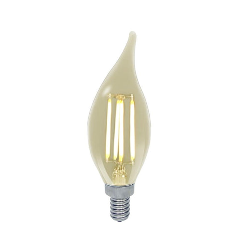 Xtricity - Ampoule DEL Style à l'ancienne, 3.5W, Culot Candélabre, 2200K Blanc Doux