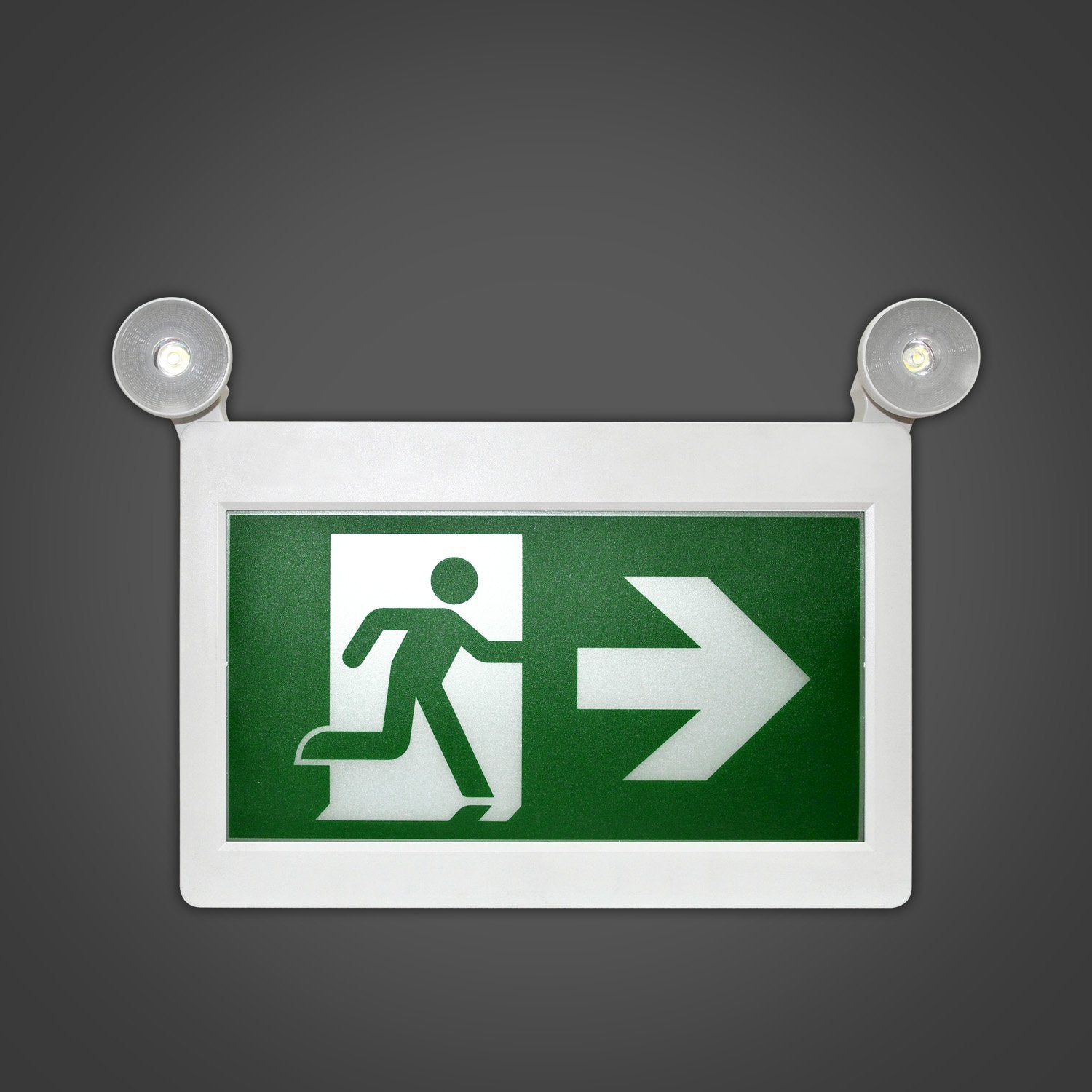 Xtricity DEL Lumiere Sortie D'urgence 1.2w X 2 Têtes 3 Pictogram. 90l - Simple Boutique