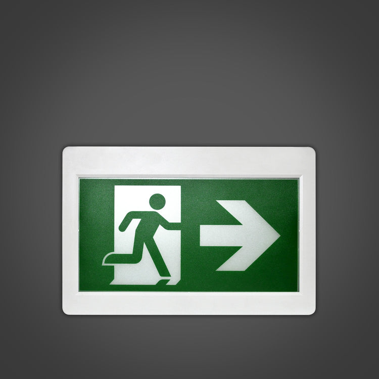 Xtricity DEL Lumiere Sortie D'urgence Avec 3 Pictogrammes - Simple Boutique