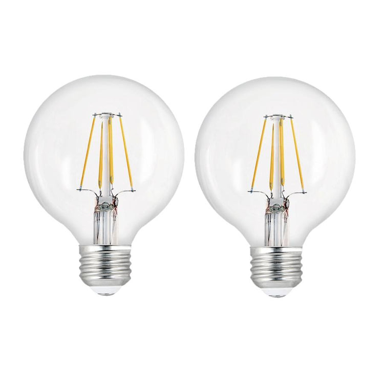 Xtricity - Ensemble de 2 Ampoules DEL Gradables à économie d'énergie, 5W, Culot E26, 3000K Blanc Doux - Simple Boutique