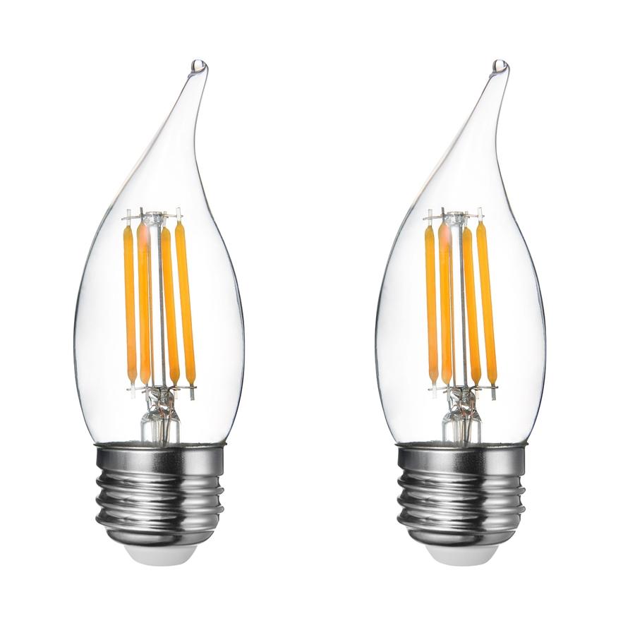 Xtricity - Ensemble de 2 Ampoules DEL Gradables à économie d'énergie, 5.5W, Culot E26, 3000K Blanc Doux - Simple Boutique