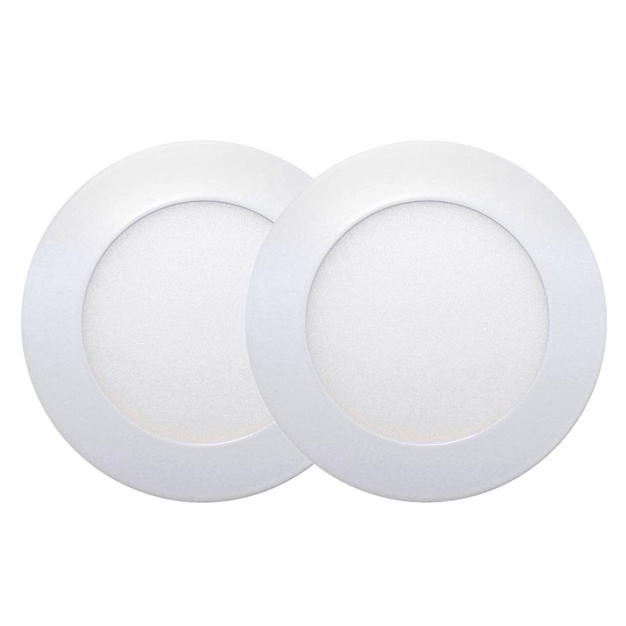 Xtricity - Ensemble de 2 Lumières Encastrées DEL, Diamètre de 3'', Gradable, 8W, 5 Options de Couleurs - Simple Boutique