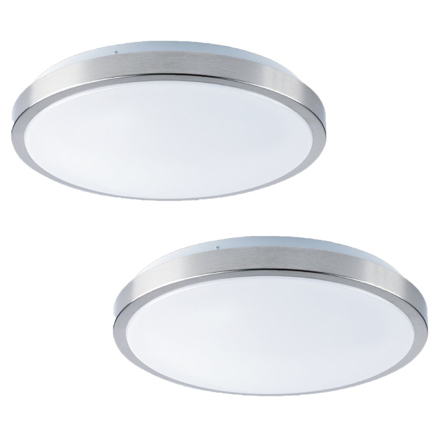 Xtricity - Ensemble de 2 Plafonniers avec DEL Intégrées, Gradable, Diamètre de 11'', 15W, 3000K Blanc Doux - Simple Boutique