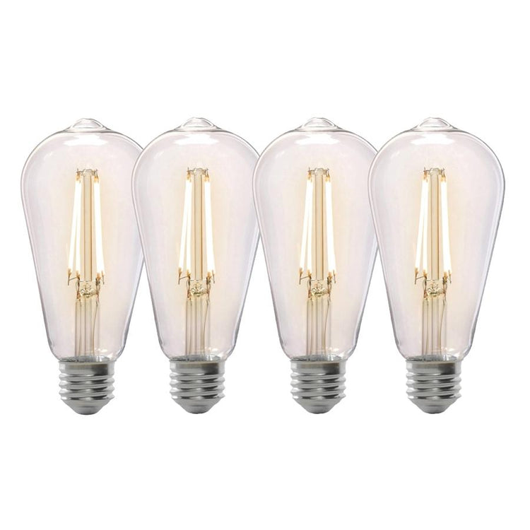Xtricity - Ensemble de 4 Ampoules DEL Gradables à écoconomie d'énergie, 6.2W, Culot E26, 3000K Blanc Doux - Simple Boutique