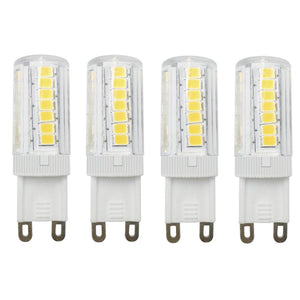 Xtricity - Ensemble de 4 Ampoules DEL Gradables à économie d'énergie, 4.5W, Culot G9, 3000K Blanc Doux - Simple Boutique