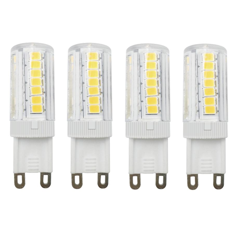 Xtricity - Ensemble de 4 Ampoules DEL Gradables à économie d'énergie, 4.5W, Culot G9, 3000K Blanc Doux - Simple Boutique