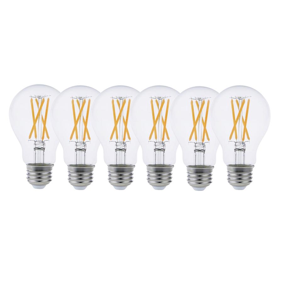 Xtricity - Ensemble de 6 Ampoules DEL Gradables à économie d'énergie, 8.5W, Culot E26, 5000K Lumière du Jour