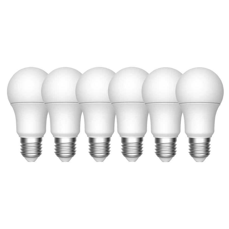 Xtricity - Ensemble de 6 Ampoules DEL à économie d'énergie, 9W, Culot E26, 5000K Lumière du Jour