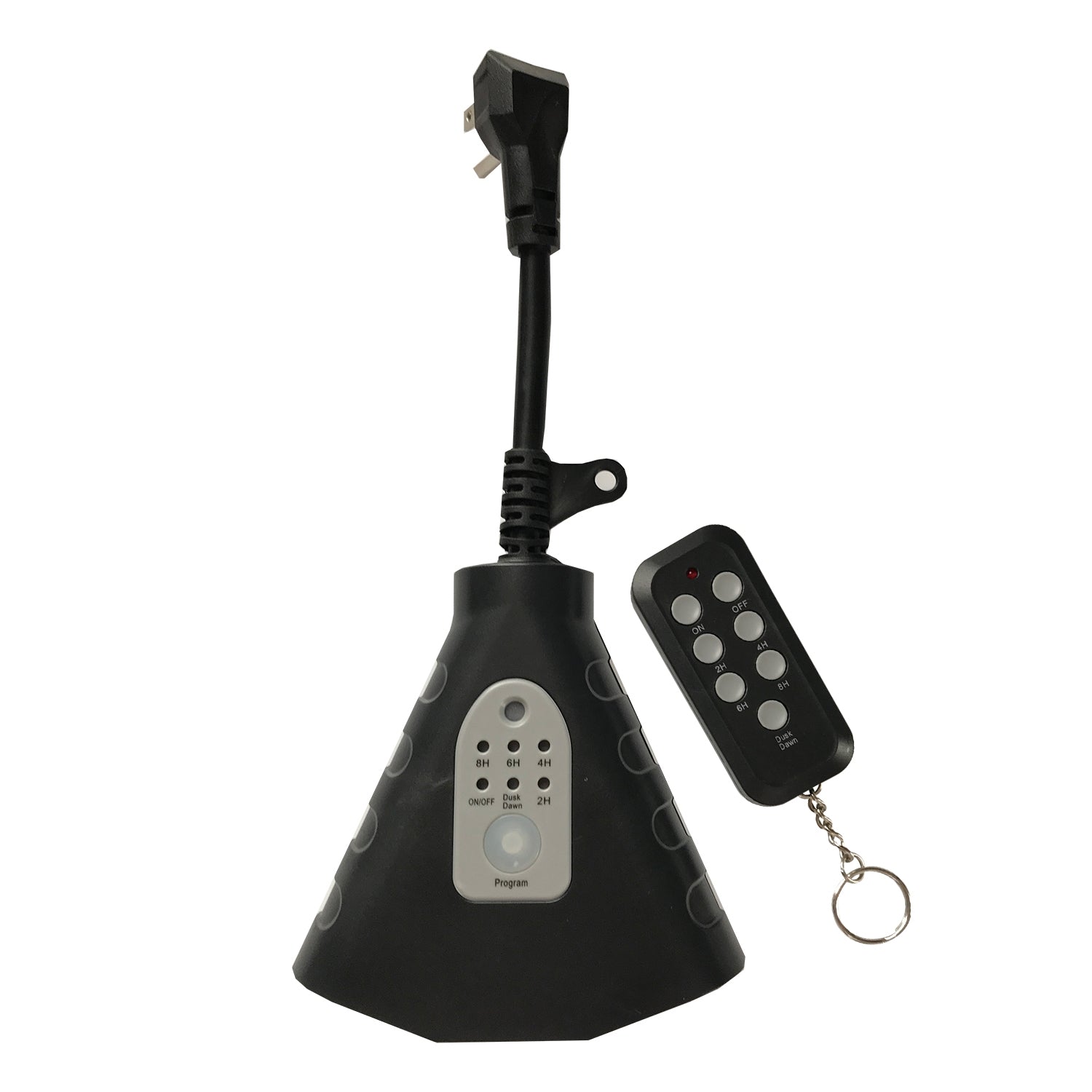 Xtricity - Interrupteur Intelligent à 3 Prises Électriques avec Télécommande, Wi-Fi, Pour Usage Extérieur, Noir - Simple Boutique