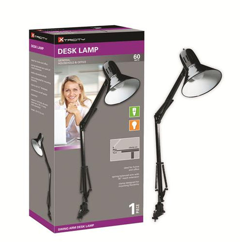 Xtricity Lampe De Table Flexible 60W Noir