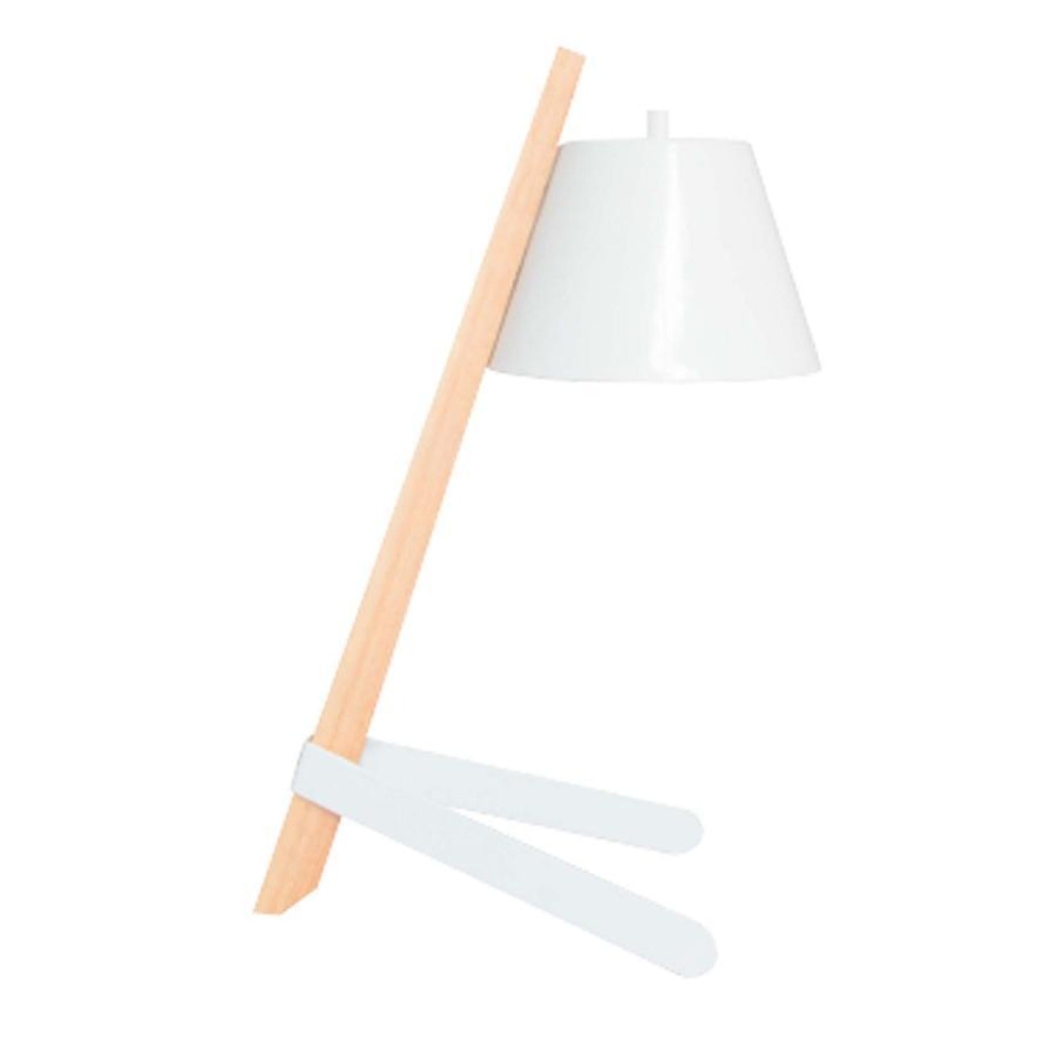 Xtricity - Lampe de Table Moderne, 9.84'' x 18.5'', De la Collection Taylor, Blanc - Simple Boutique