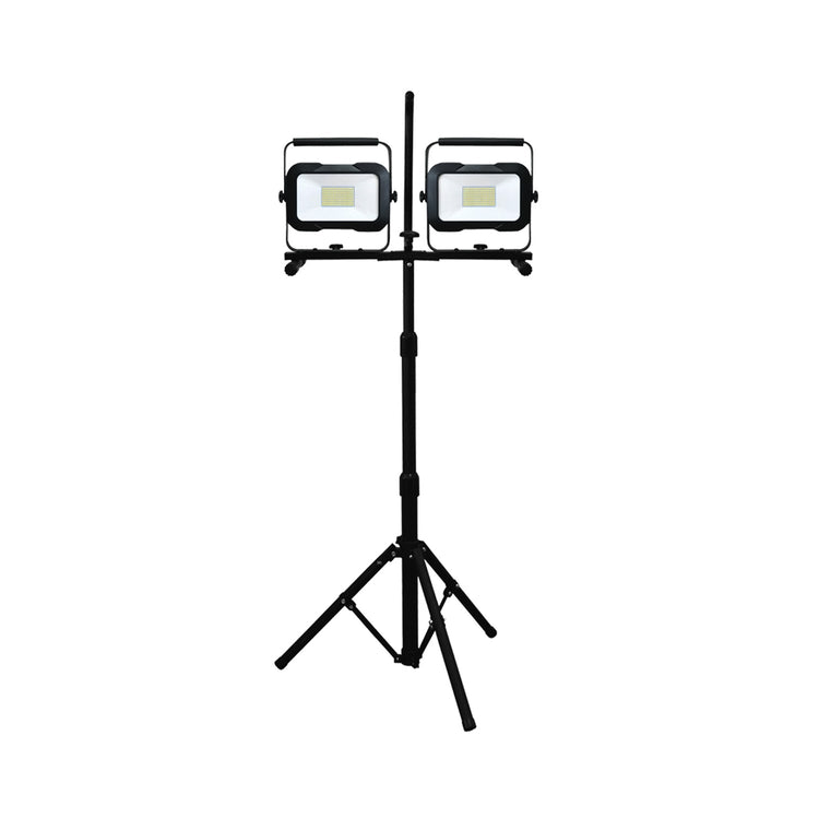 Xtricity - Lampe de Travail à 2 Têtes avec Trépied, 10 000 Lumens, 120V, 4000K Blanc Froid - Simple Boutique