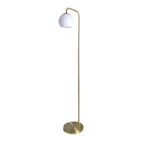 Xtricity - Lampe sur Pied, Hauteur de 59.2'', De la Collection Cape Town, Blanc et Doré - Simple Boutique