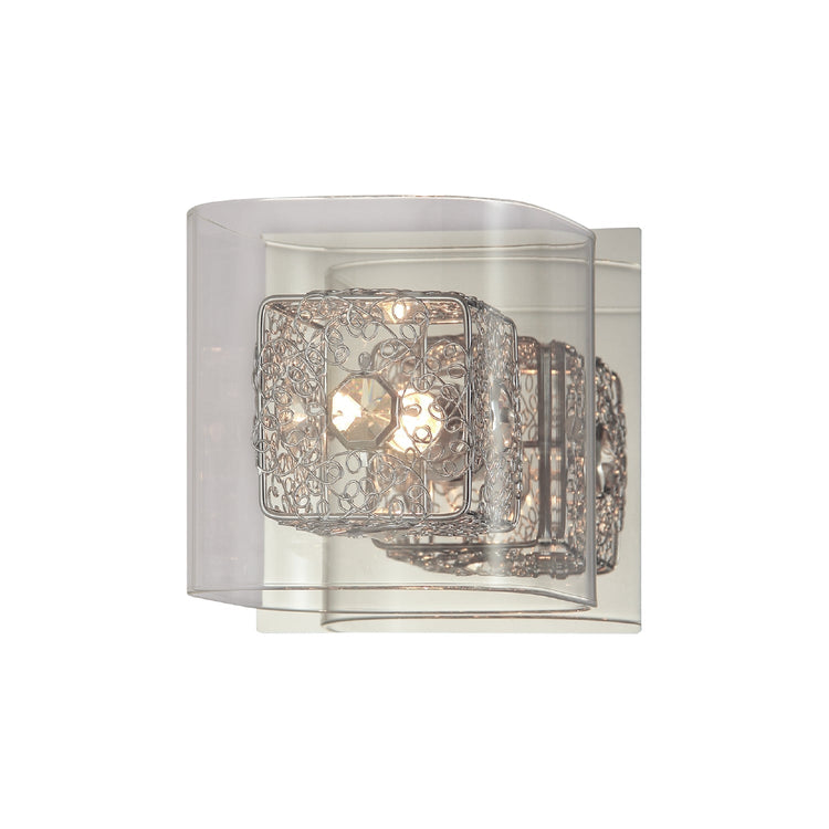 Xtricity - Lumière Décorative de Vanité, Largeur de 5.24'', De la Collection Fairview, Fini Chromé - Simple Boutique