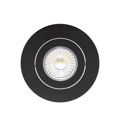 Xtricity - Lumière Encastrée Inclinable DEL, Diamètre de 3.5'', Gradable, 7W, 5000K Lumière du Jour, Paquet de 4