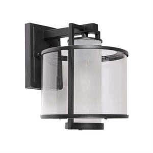 Xtricity - Luminaire Mural Extérieur, Hauteur de 11'', De la Collection Camila, Noir - Simple Boutique