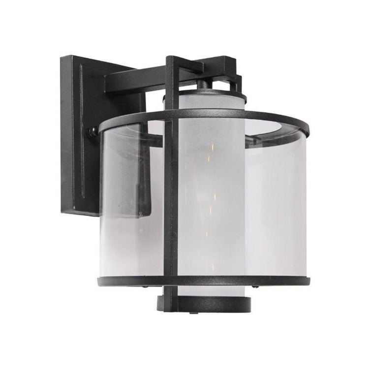 Xtricity - Luminaire Mural Extérieur, Hauteur de 11'', De la Collection Camila, Noir - Simple Boutique