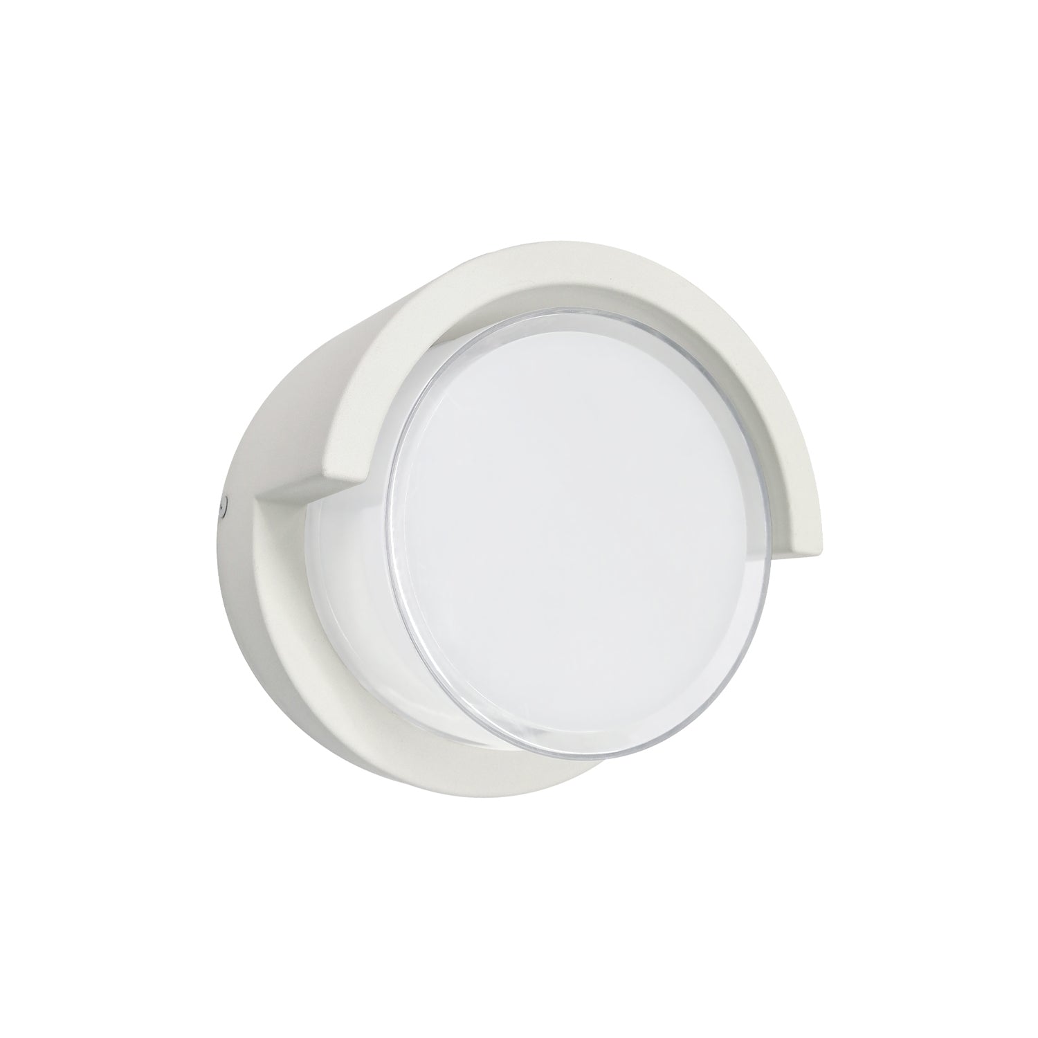 Xtricity - Luminaire Mural Extérieur avec DEL Intégrées, Diamètre de 4'', De la Collection Malibu, Blanc - Simple Boutique