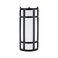 Xtricity - Luminaire Mural Extérieur avec DEL Intégrées, Hauteur de 12'', De la Collection Wilson, Noir - Simple Boutique