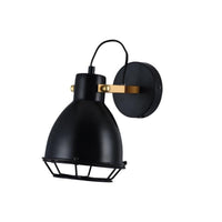 Xtricity - Luminaire Mural Interieur, Largeur de 9.6'', De la Collection Virginia, Noir - Simple Boutique