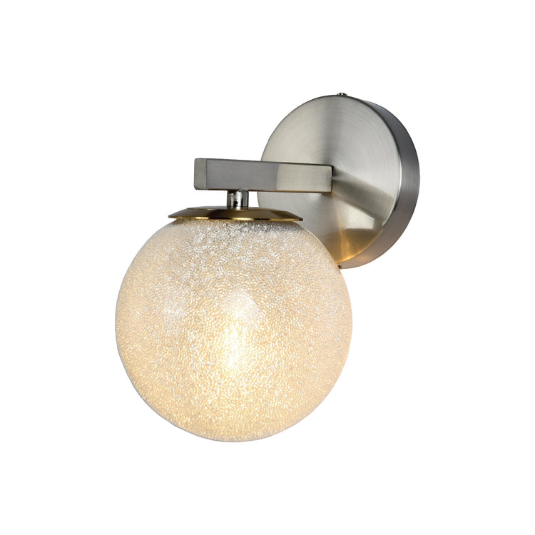 Xtricity - Luminaire Mural, Largeur de 6'', De la Collection Bohannon, Argenté - Simple Boutique