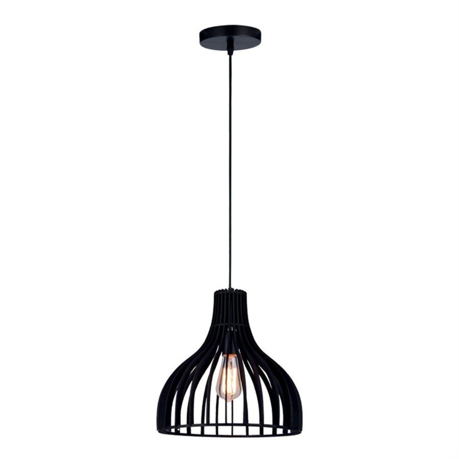 Xtricity - Luminaire Suspendu, Largeur de 13.3'', De la Collection Devon, Noir - Simple Boutique
