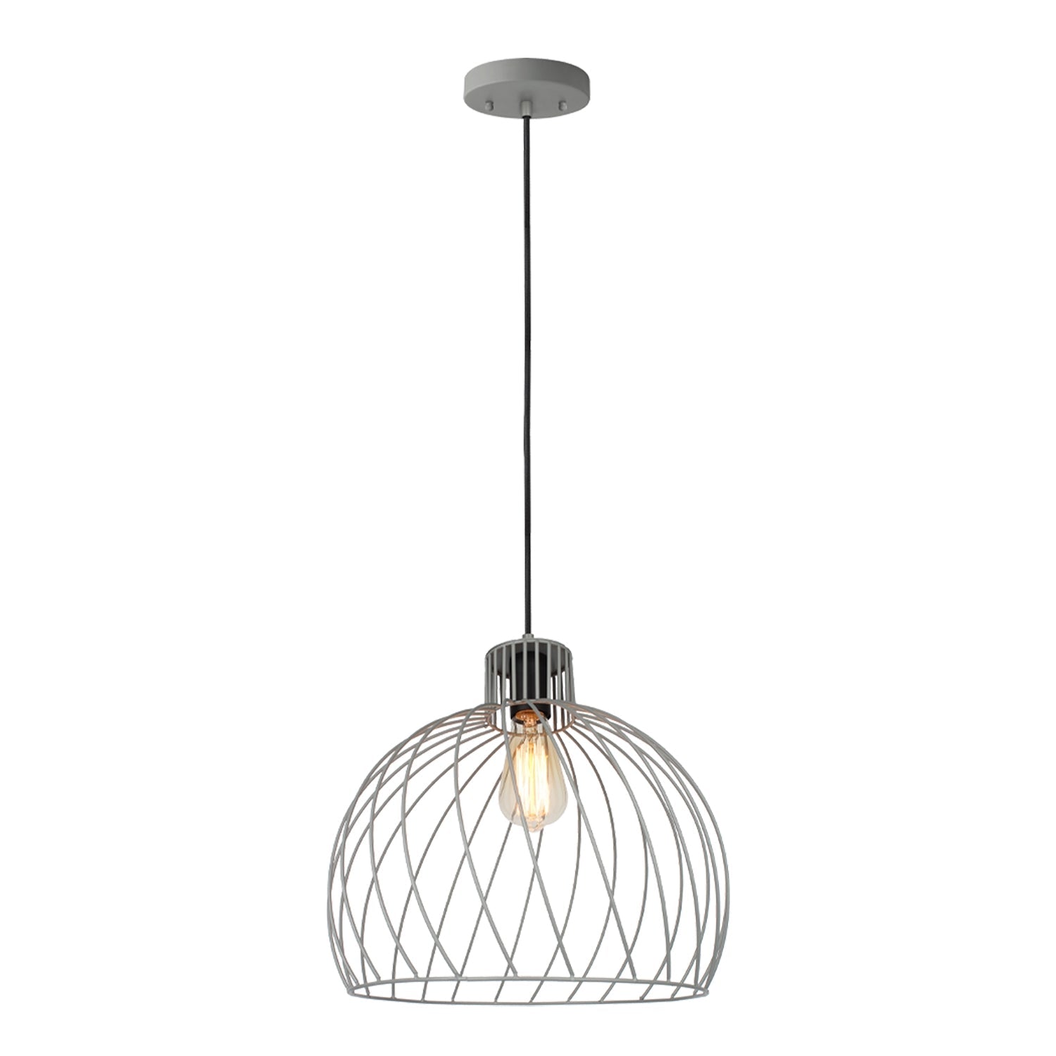 Xtricity - Luminaire Suspendu, Largeur de 13.7'' De la Collection Baldwin, Gris - Simple Boutique