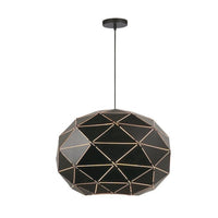 Xtricity - Luminaire Suspendu, Largeur de 13.77'', De la Collection Christy, Noir - Simple Boutique