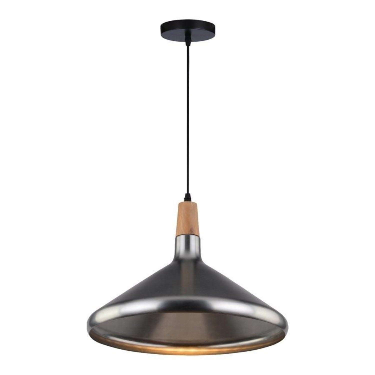 Xtricity - Luminaire Suspendu, Largeur de 15.3'', De la Collection Molly, Argent - Simple Boutique