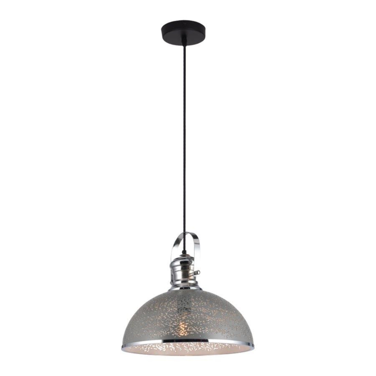 Xtricity - Luminaire Suspendu, Largeur de 15.7'', De la Collection Brooklyn, Gris - Simple Boutique