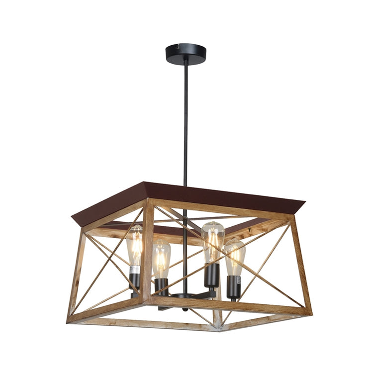 Xtricity - Luminaire Suspendu, Largeur de 19.7'', De la Collection Aristocrat, Noir et Marron - Simple Boutique