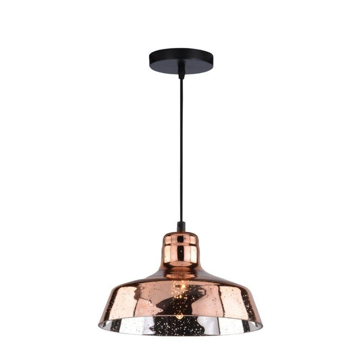 Xtricity - Luminaire Suspendu, Largeur de 9.4'', De la Collection Melrose, Cuivre Rosé - Simple Boutique