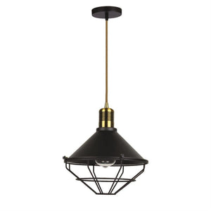 Xtricity - Luminaire Suspendu, Largeur de 9.84'', De la Collection Elton, Noir - Simple Boutique