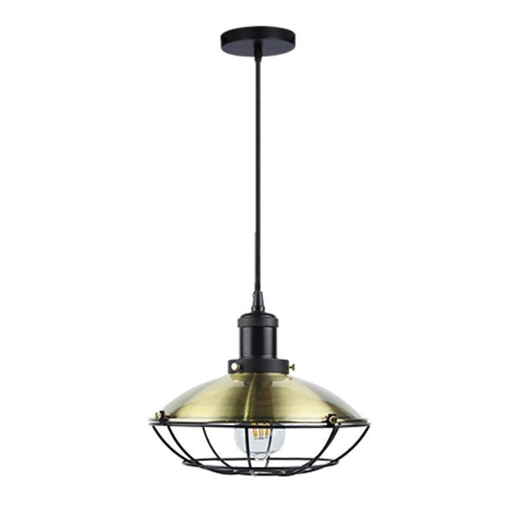 Xtricity - Luminaire Suspendu, Largeur de 9.84'', De la Collection Houston, Laiton Antique - Simple Boutique