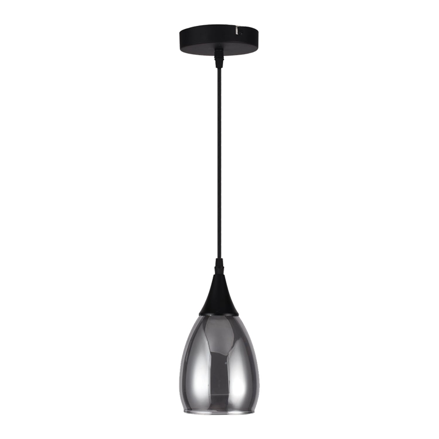 Xtricity - Luminaire Suspendu à 1 Lumière, Largeur de 4.7'', De la Collection Repley, Noir - Simple Boutique