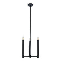 Xtricity - Luminaire Suspendu à 3 Lumières, Largeur de 13'',  De la Collection Toscana, Noir - Simple Boutique