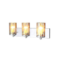 Xtricity - Luminaire de Vanité à 3 Têtes, Largeur de 19.7'', De la Collection Dawson, Fini Chromé - Simple Boutique