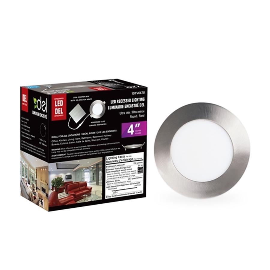 Xtricity Luminaire encastré del 4'' 12W/720L/3000k ''Nickel' - Simple Boutique