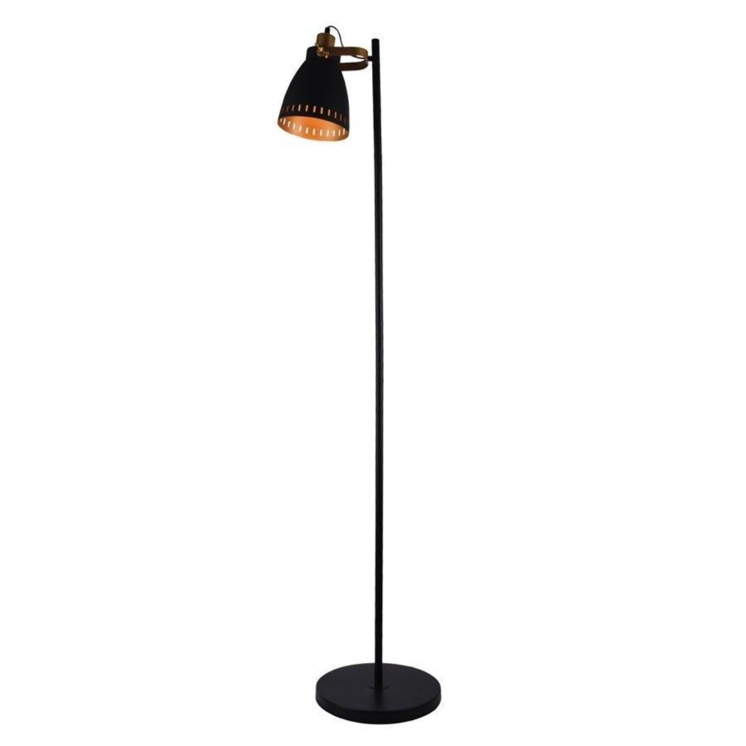Xtricity - Luminaire sur Pied à 1 Tête, Hauteur de 5', De la Collection Parker, Noir - Simple Boutique