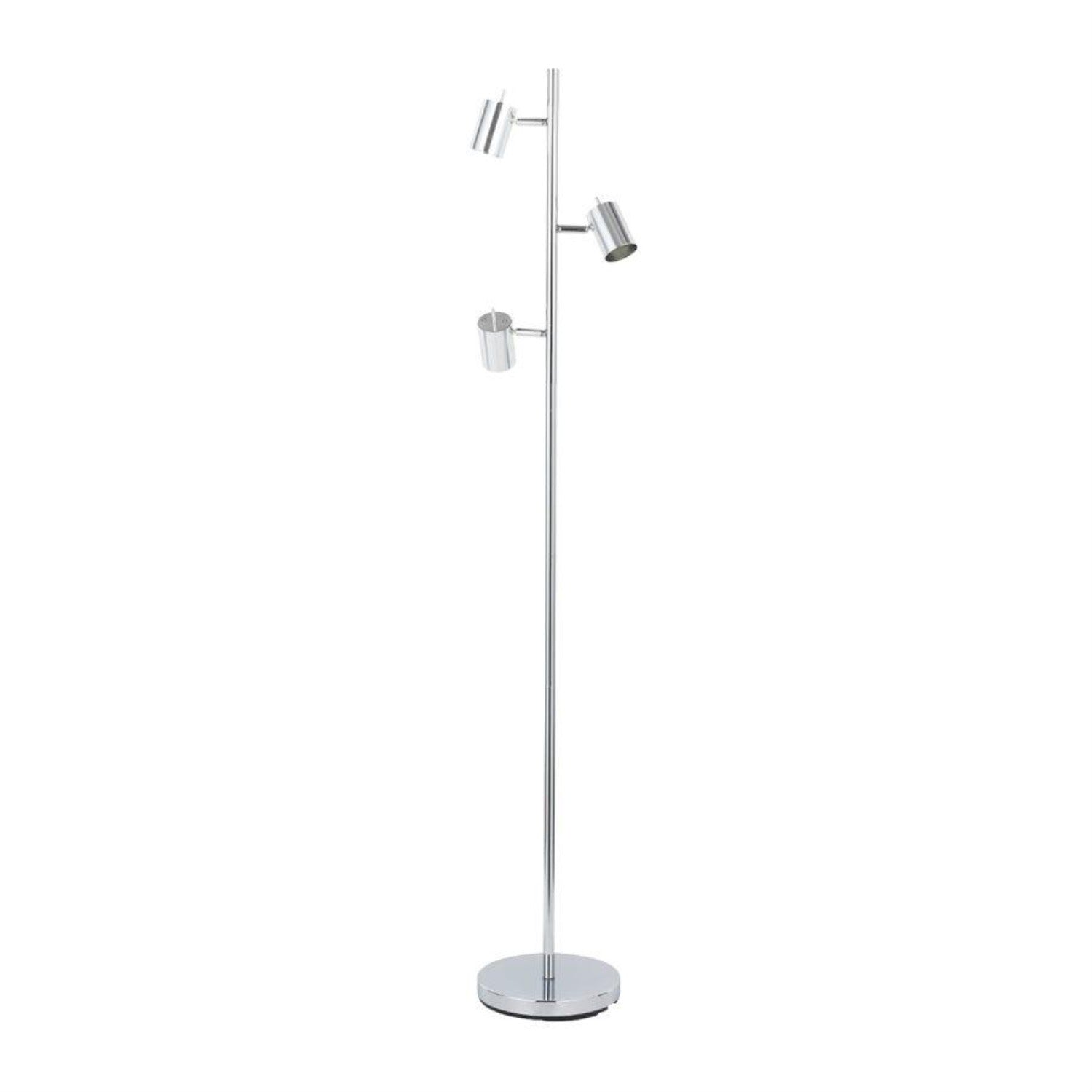 Xtricity - Luminaire sur Pied à 3 Têtes, Hauteur de 5.5', De la Collection Sydney, Chrome - Simple Boutique