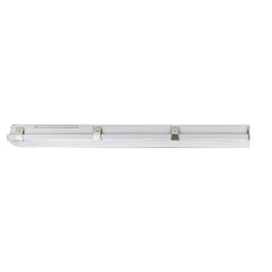 Xtricity - Plafonnier DEL Étanche à la Vapeur, Longeur de 4 Pieds, 40W, Durée de Vie de 50 000 Heures, Blanc - Simple Boutique