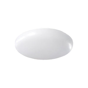 Xtricity - Plafonnier Rond, Diamètre de 14'', De la Collection Carrey, Blanc - Simple Boutique