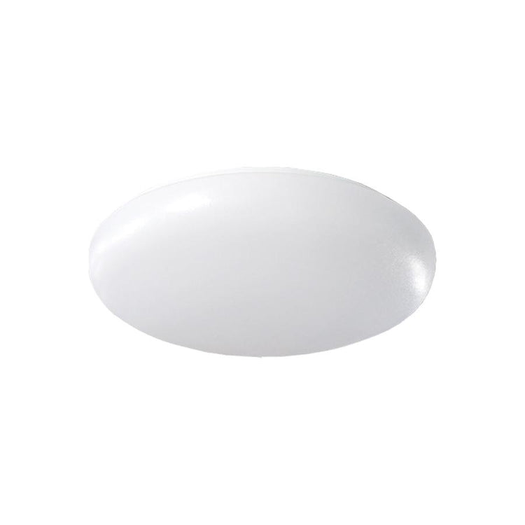 Xtricity - Plafonnier Rond, Diamètre de 14'', De la Collection Carrey, Blanc - Simple Boutique