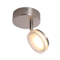 Xtricity - Plafonnier à 1 Tête avec DEL Intégré,  Largeur de 5.90'', De la Collection Anita, Nickel - Simple Boutique